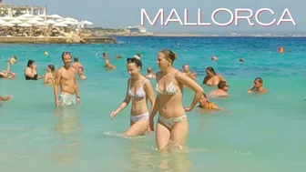 Beach walk | Playa de Illetes | Mallorca | Spain 4K