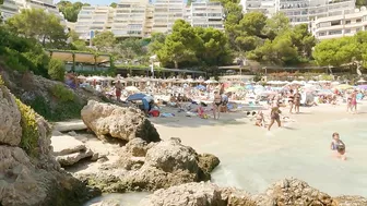 Beach walk | Playa de Illetes | Mallorca | Spain 4K