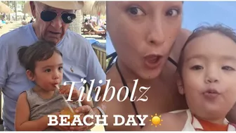 Thylane Katana beach time with family in ???????? | daily updates | Solenn Heussaff | Nico Bolzico