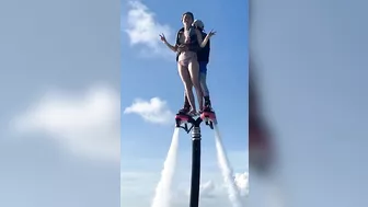 flyboard ride beach life menang banyak