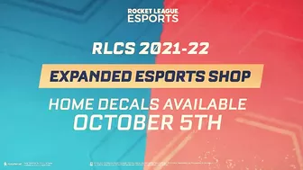 Rocket League Esports Shop Trailer