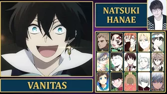 Vanitas no Carte All Characters Japanese Dub Voice Actors Seiyuu Same Anime Characters