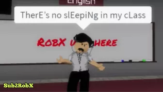 When you fall Asleep in Class ???????? (funny meme) Roblox