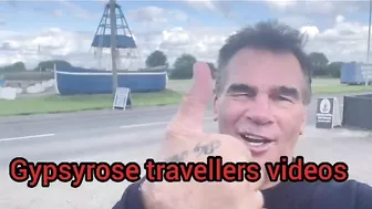 Irish Traveller celebrity paddy Doherty taking a look around his son's new holiday park ????????????