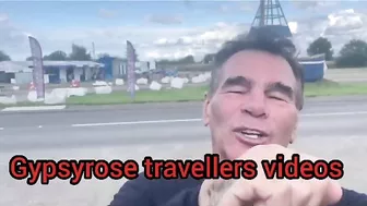 Irish Traveller celebrity paddy Doherty taking a look around his son's new holiday park ????????????