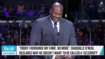 Shaquille O’Neal declares why he doesn’t want to be called a ‘celebrity’