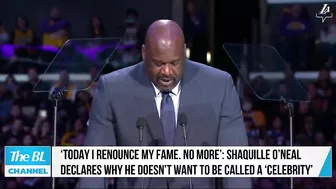 Shaquille O’Neal declares why he doesn’t want to be called a ‘celebrity’