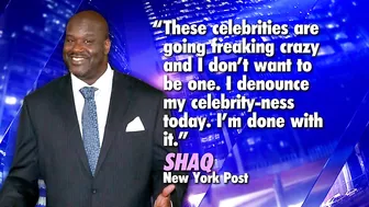 Shaq Is Retiring From Being a Celebrity: ‘I’m Done With It'