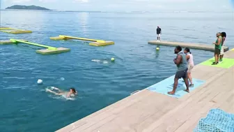 Dive Masters (1 of 3) Reward/Immunity Challenge | Survivor 41 | S41E02: Juggling Chainsaws