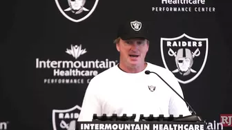 Gruden, Carr on the challenge of facing Justin Herbert