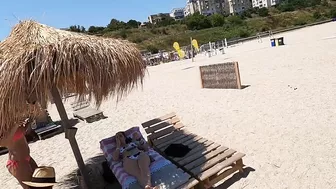 2021 Plaja Porthminster Beach 4K sun, Black Sea, party love Constanta Mamaia Beach