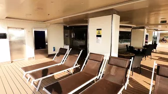 MSC SEAVIEW SHIP TOUR 4K - SUNSET BEACH POOL