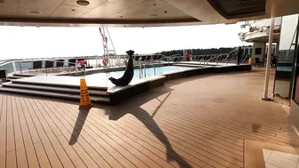 MSC SEAVIEW SHIP TOUR 4K - SUNSET BEACH POOL