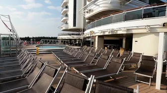 MSC SEAVIEW SHIP TOUR 4K - SUNSET BEACH POOL