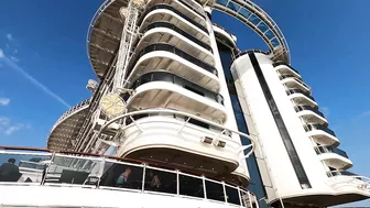 MSC SEAVIEW SHIP TOUR 4K - SUNSET BEACH POOL