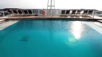 MSC SEAVIEW SHIP TOUR 4K - SUNSET BEACH POOL