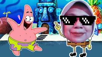 Sponge Bob, Patrick Star and Bikini Bottom  - Meme Yamet Kudasi