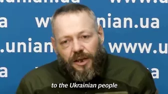 Captured Russian soldier begs for forgiveness for Ukraine invasion