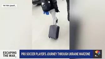 Professional Soccer Player Documents Journey Through Ukraine On TikTok