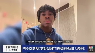 Professional Soccer Player Documents Journey Through Ukraine On TikTok