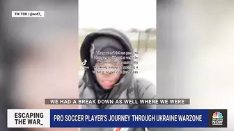 Professional Soccer Player Documents Journey Through Ukraine On TikTok