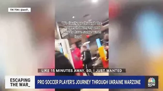 Professional Soccer Player Documents Journey Through Ukraine On TikTok