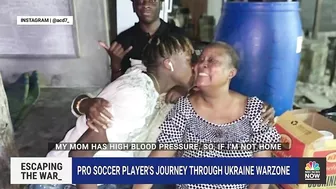 Professional Soccer Player Documents Journey Through Ukraine On TikTok