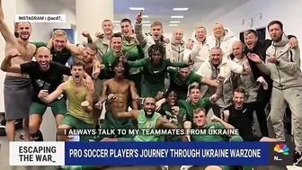 Professional Soccer Player Documents Journey Through Ukraine On TikTok