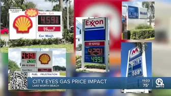 Lake Worth Beach monitoring gas prices