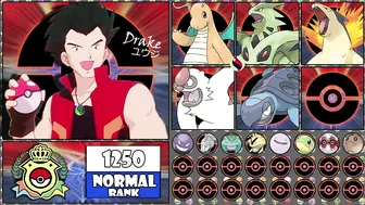 CHAMPION DRAKE / ユウジ POKEMON TEAM (IF HE TRAVEL TO OTHER REGION)