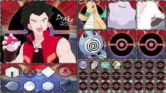 CHAMPION DRAKE / ユウジ POKEMON TEAM (IF HE TRAVEL TO OTHER REGION)