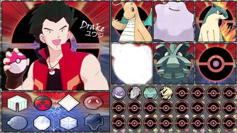 CHAMPION DRAKE / ユウジ POKEMON TEAM (IF HE TRAVEL TO OTHER REGION)