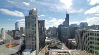 A one-bedroom model #4401 at the Loop's luxury OneEleven tower