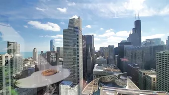 A one-bedroom model #4401 at the Loop's luxury OneEleven tower