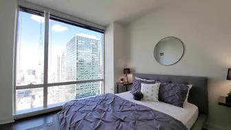 A one-bedroom model #3107 at the Loop's luxury OneEleven tower