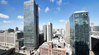 A one-bedroom model #3107 at the Loop's luxury OneEleven tower