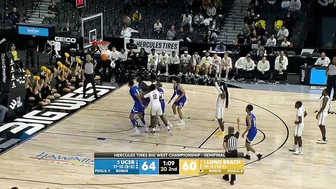 UCSB vs Long Beach State EXCITING Ending | 2022 College Basketball