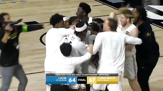 UCSB vs Long Beach State EXCITING Ending | 2022 College Basketball