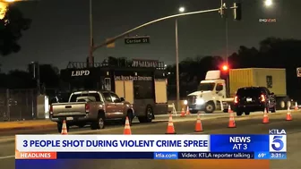 3 shot in Long Beach crime rampage that ended in Carson hostage situation