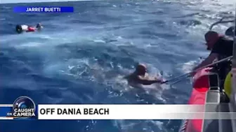 Video shows rescue at sea off Dania Beach