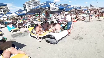 MuzicaPlaja Baraka Beach 4K VIDEO  Sun Summer Party Fun Mamaia Bikini Beach.