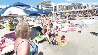 MuzicaPlaja Baraka Beach 4K VIDEO  Sun Summer Party Fun Mamaia Bikini Beach.