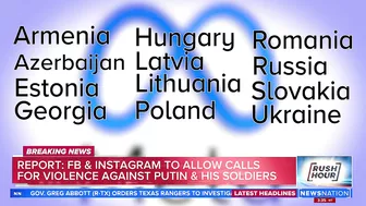 Facebook, Instagram to allow threats against Putin in certain countries | Rush Hour