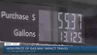 High price of gas may impact travel