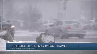 High price of gas may impact travel