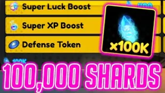 Spending 100,000 Time Trial Shards in TT Shop | Anime Fighters Simulator