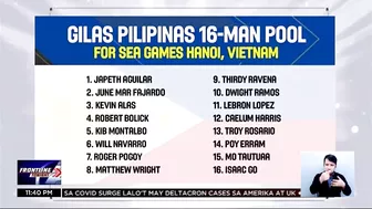 Gilas Pilipinas, may panibagong roster na sasabak sa 31st SEA Games