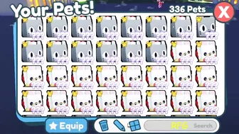 Rich Players! Full Inventory of HUGE PETS in Pet Simulator X!