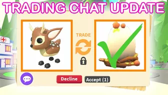 New Trading Update In Adopt Me! (Roblox)