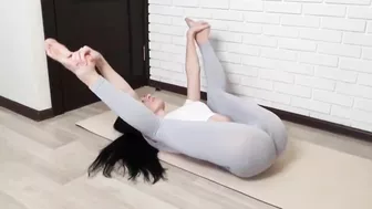 Yoga Stretching Nearly Naked Yoga/Cameltoes